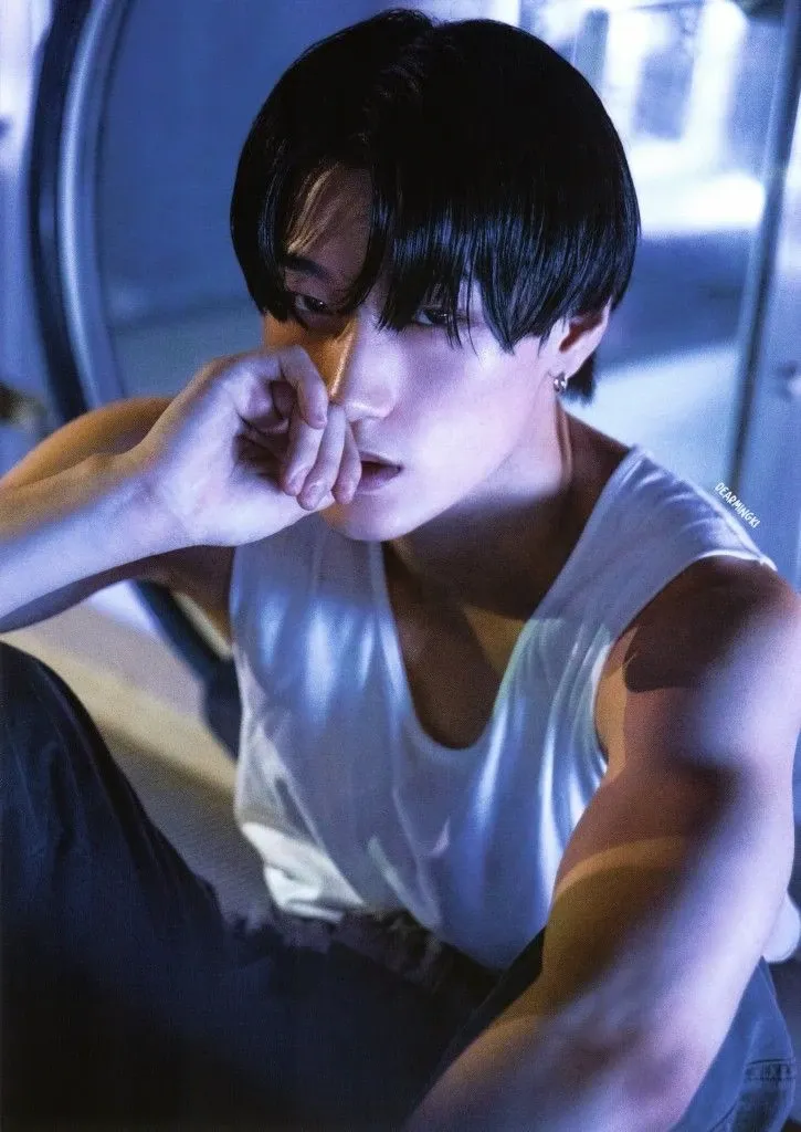 A moment captured by San (ATEEZ)'s fan