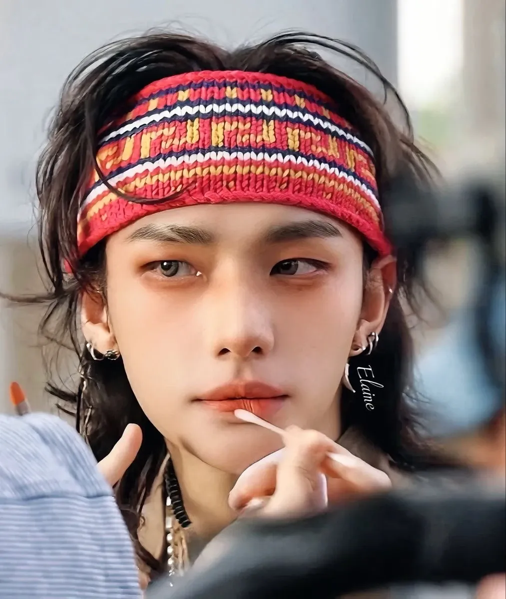 Recent activity shot of Hyunjin (Stray Kids)