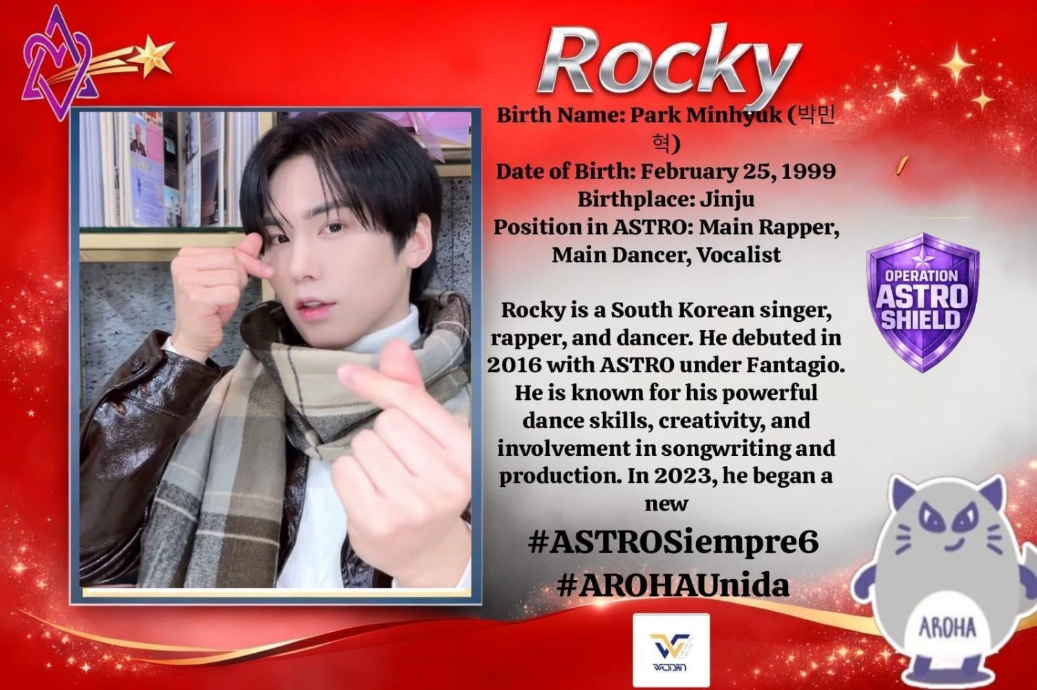 A moment captured by Rocky's fan