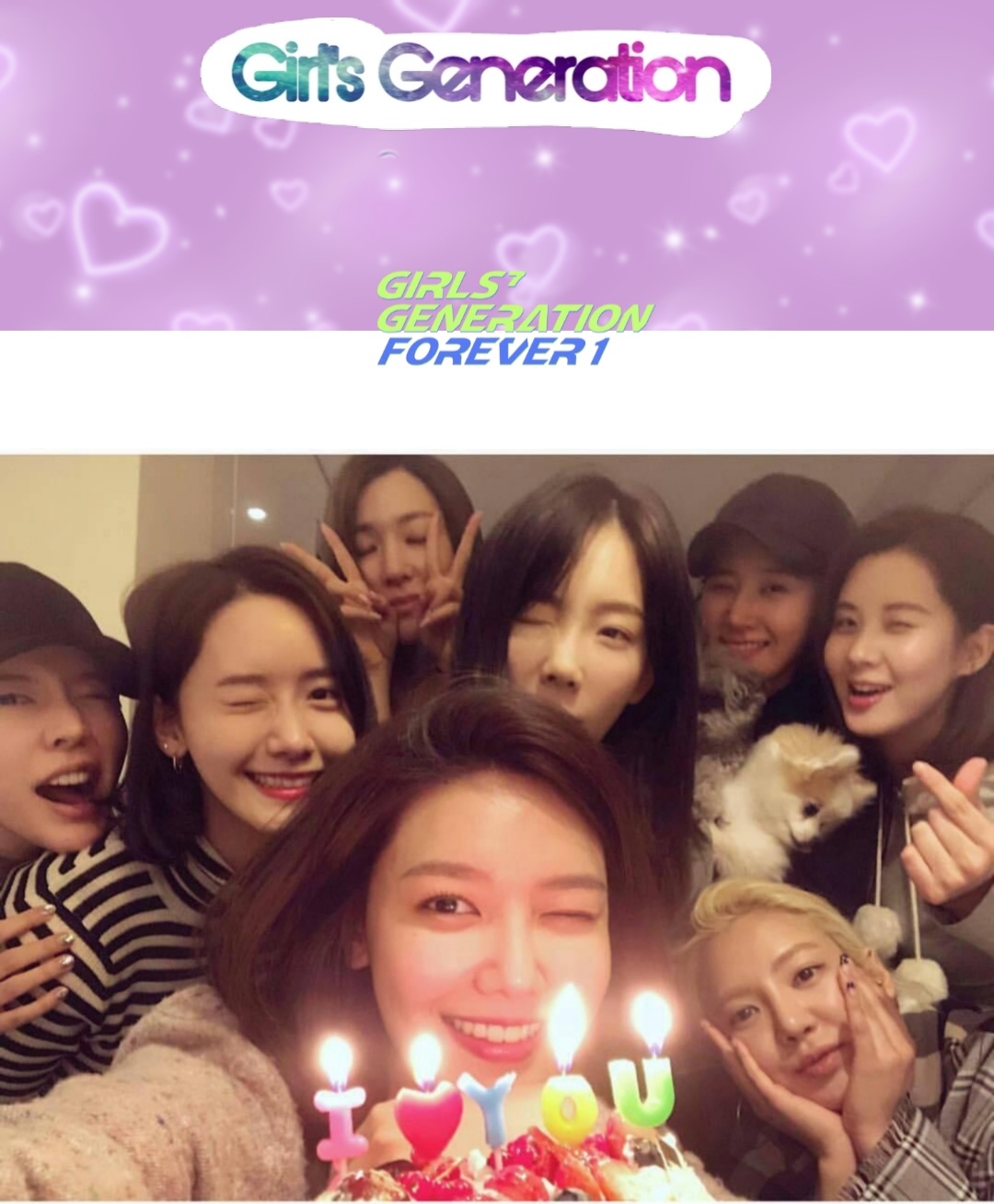 A moment captured by Girls' Generation's fan