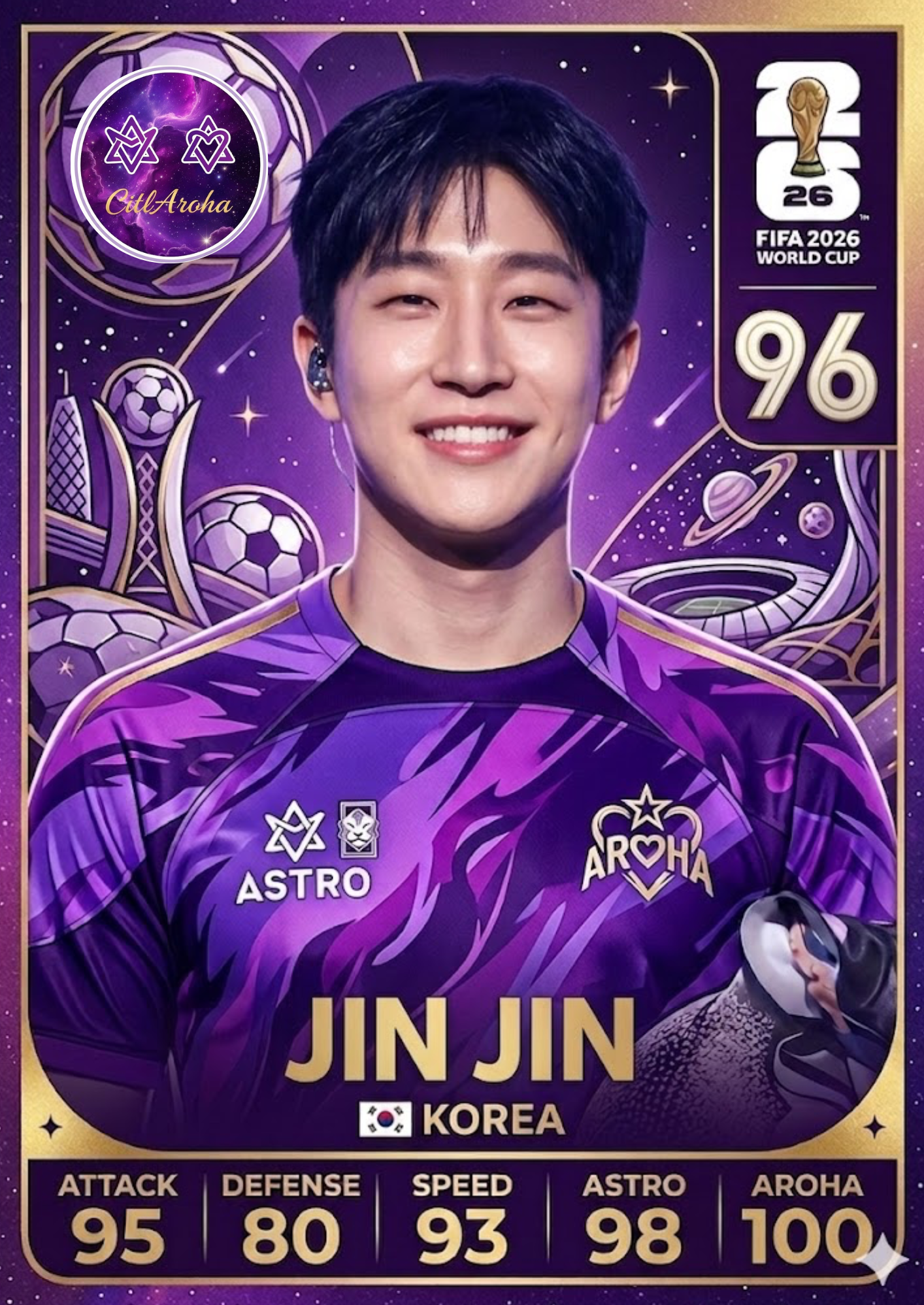 A moment captured by Jinjin (ASTRO)'s fan