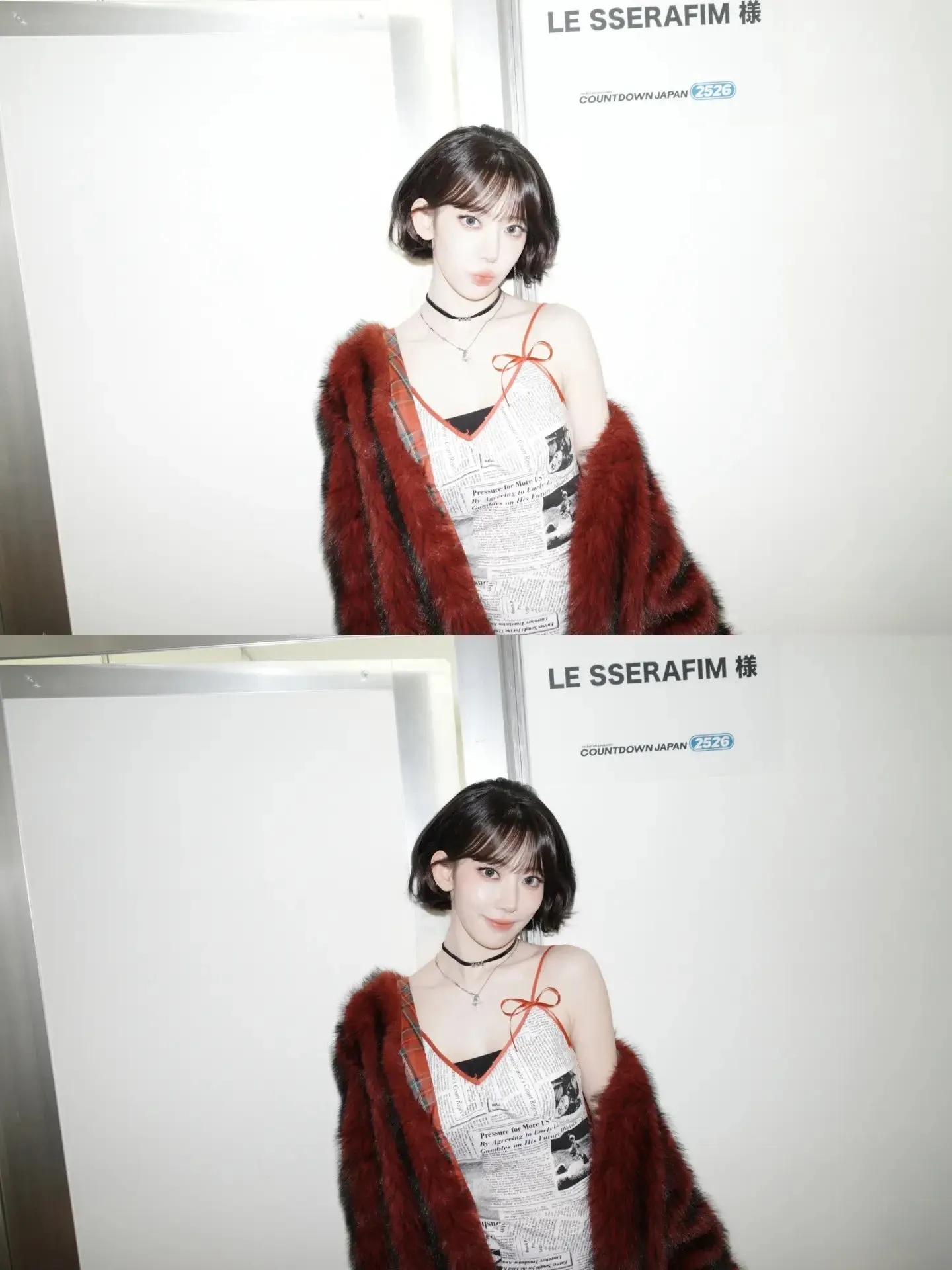 Behind-the-scenes cut of Sakura (LE SSERAFIM)
