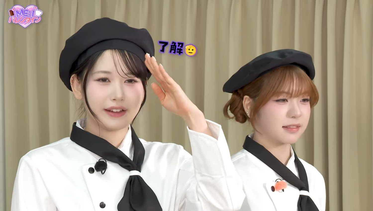 Behind-the-scenes cut of Kasahara Momona (ME:I)