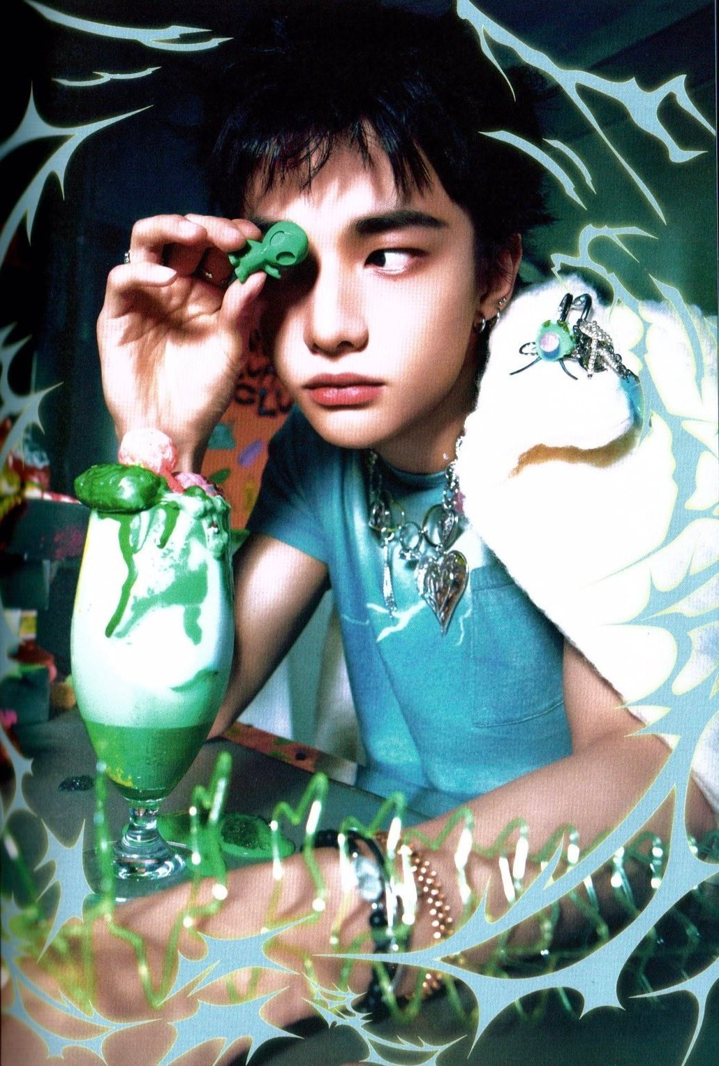 A moment captured by Hyunjin (Stray Kids)'s fan