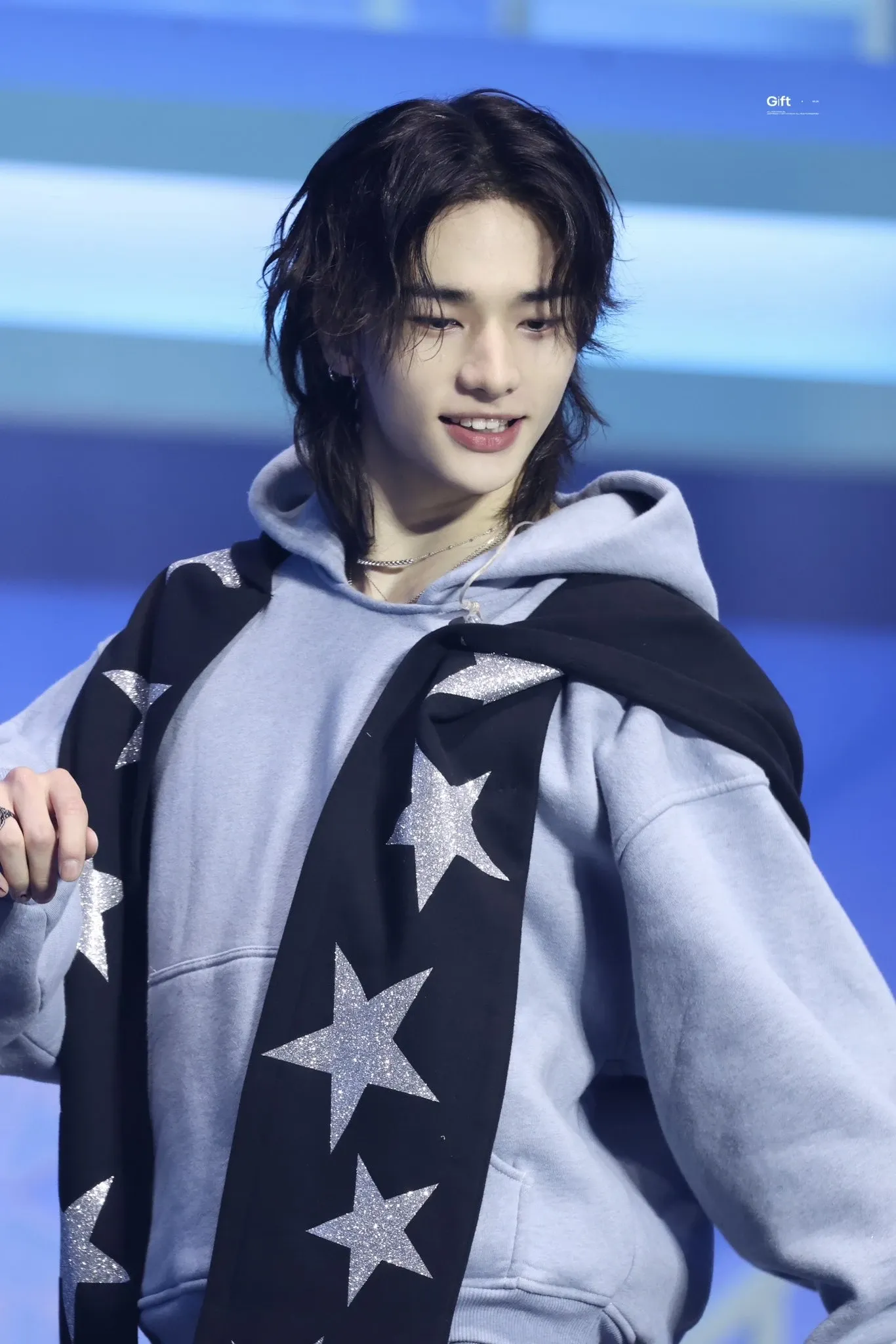Recent activity shot of Hyunjin (Stray Kids)