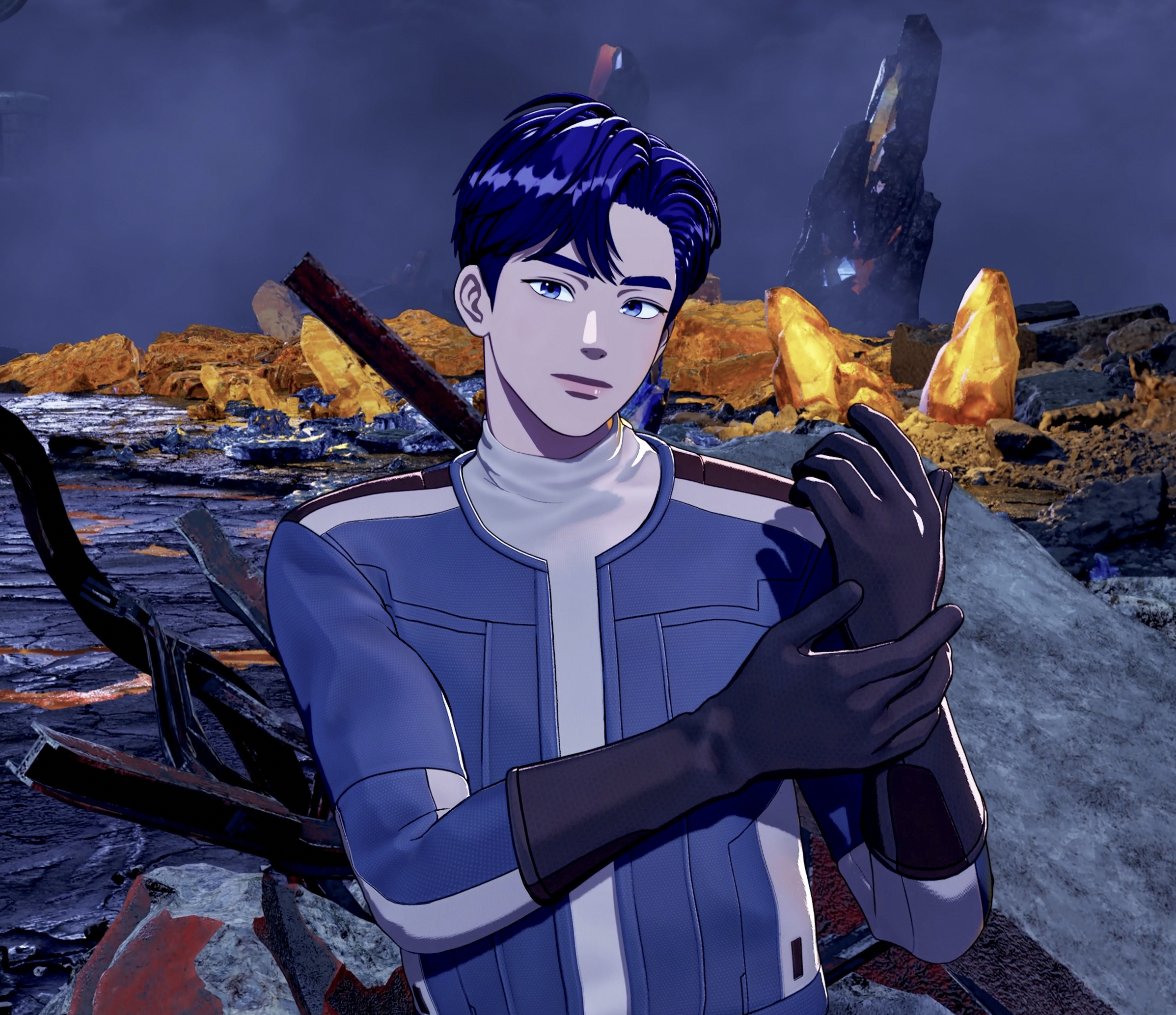 A moment captured by Yejun (PLAVE)'s fan