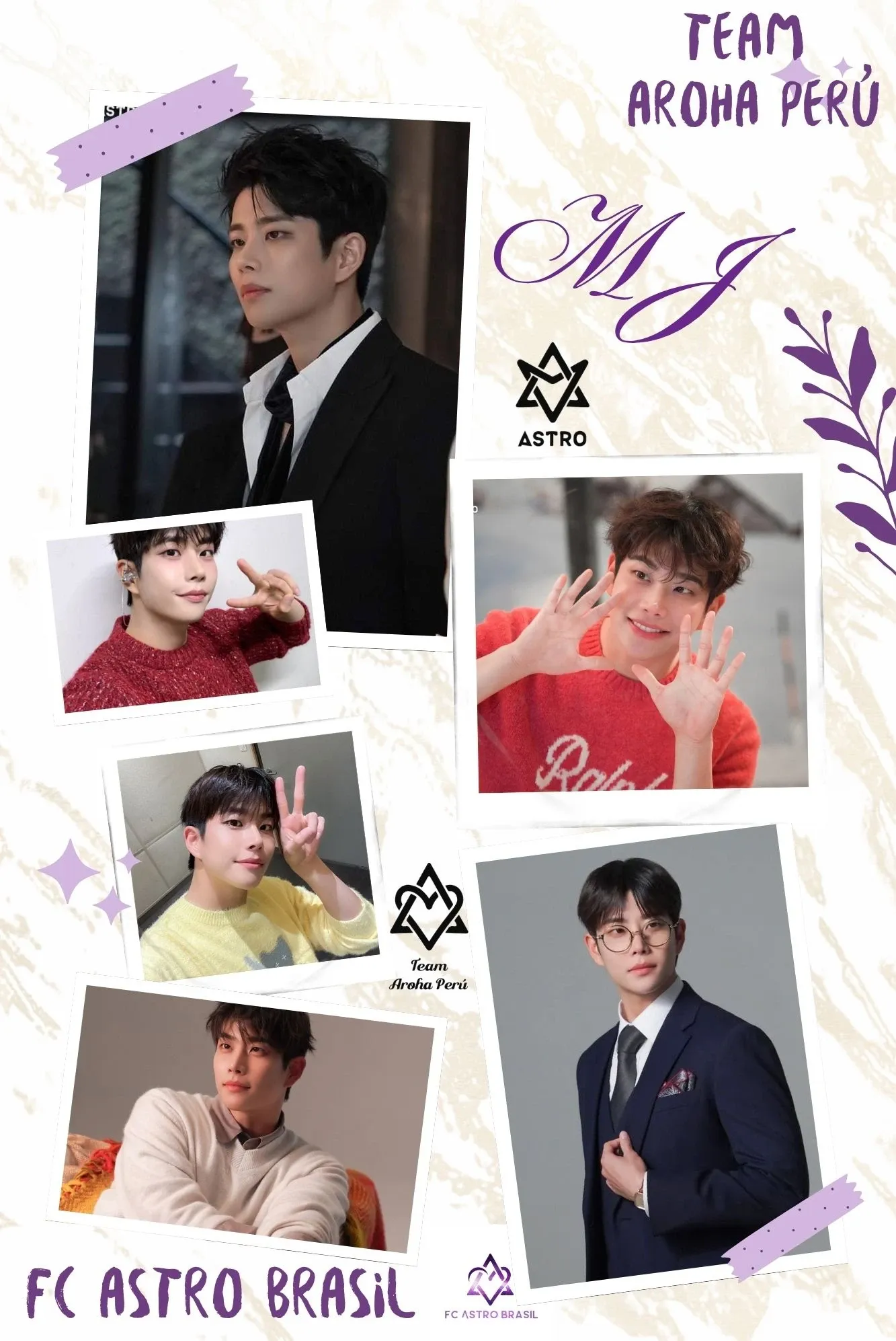 A moment captured by MJ (ASTRO)'s fan