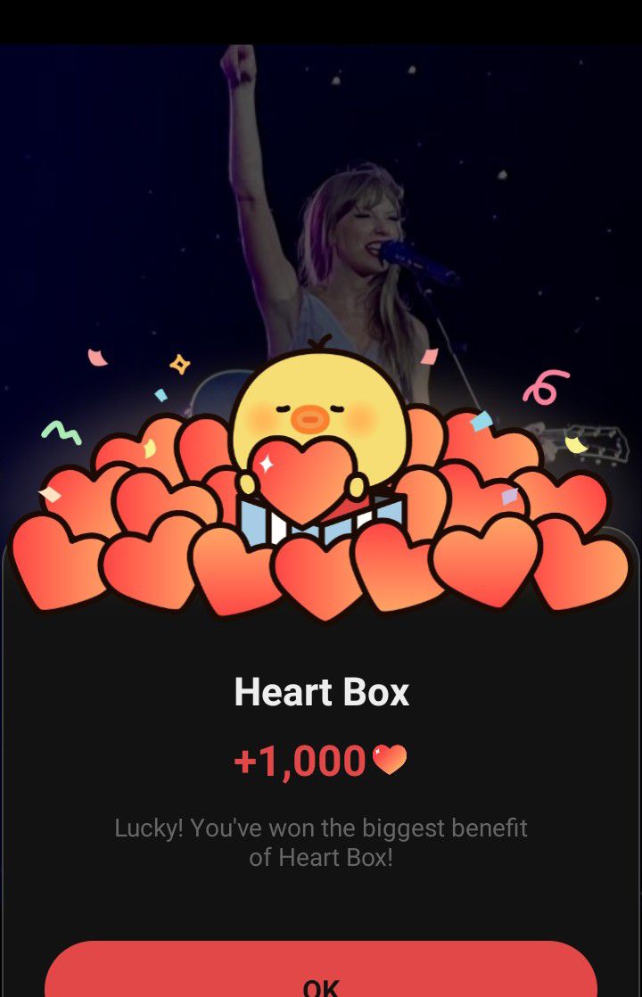 A moment captured by Taylor Swift's fan