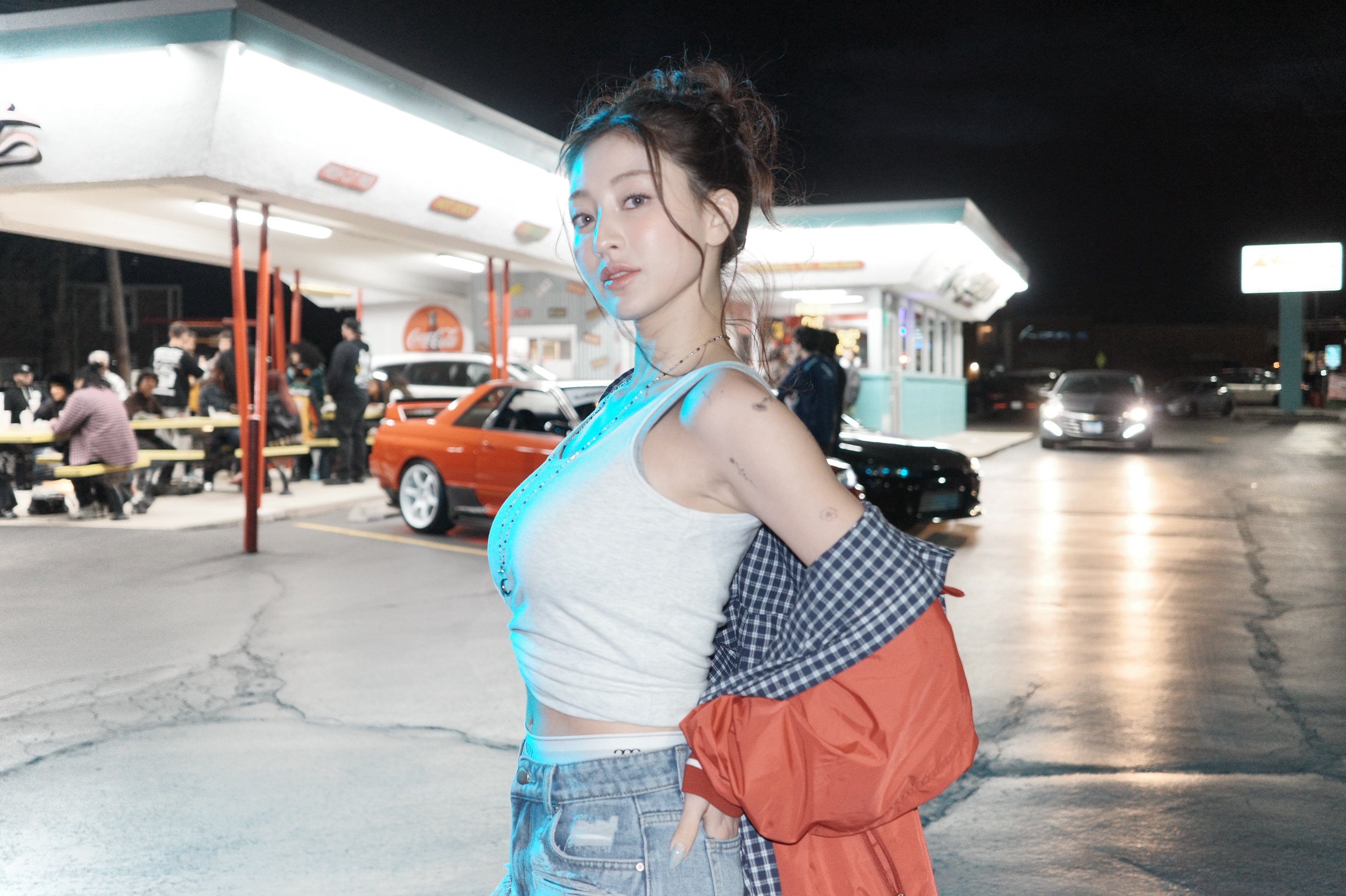 지효 (TWICE)의 비하인드 컷