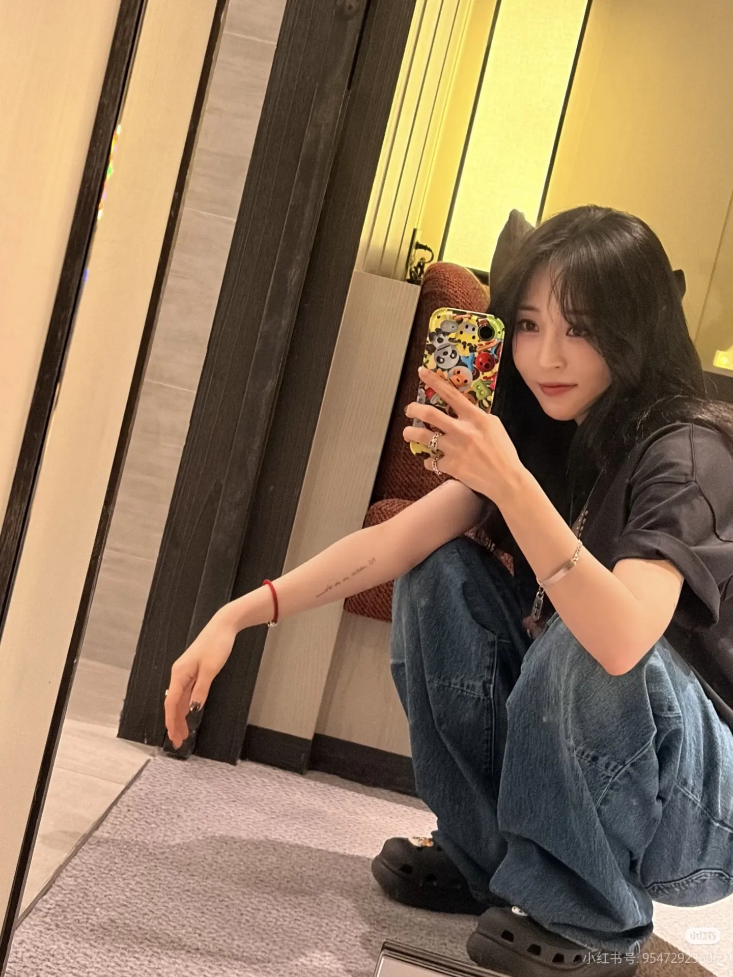 A moment captured by Moonbyul (MAMAMOO)'s fan