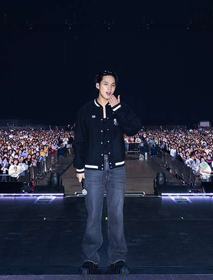 Recent activity shot of Mingyu (SEVENTEEN)