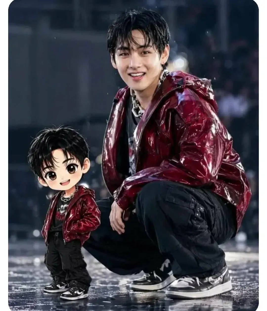 Behind-the-scenes cut of V (BTS)