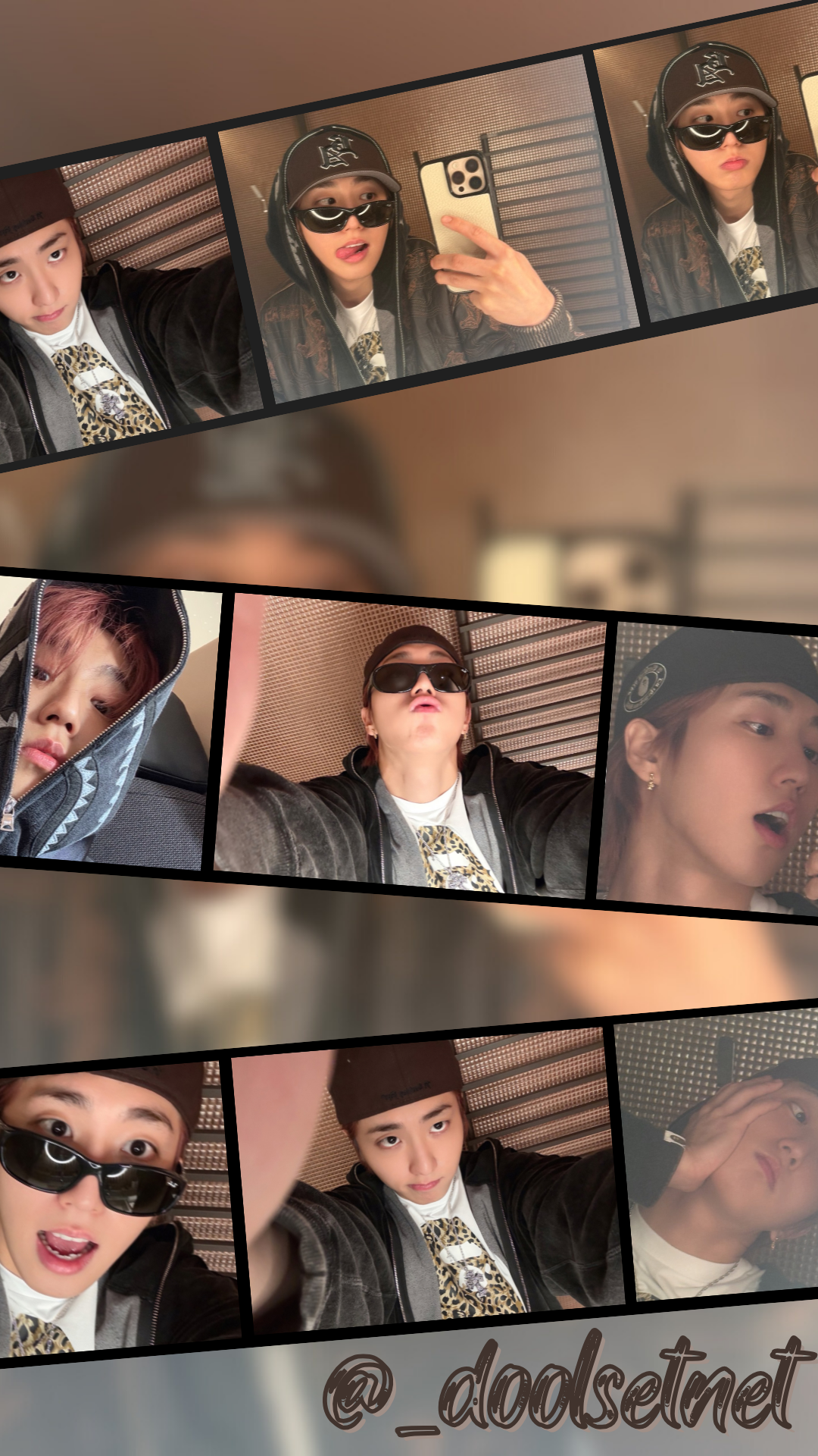 A heartfelt wallpaper shared by HAN (Stray Kids)'s fans