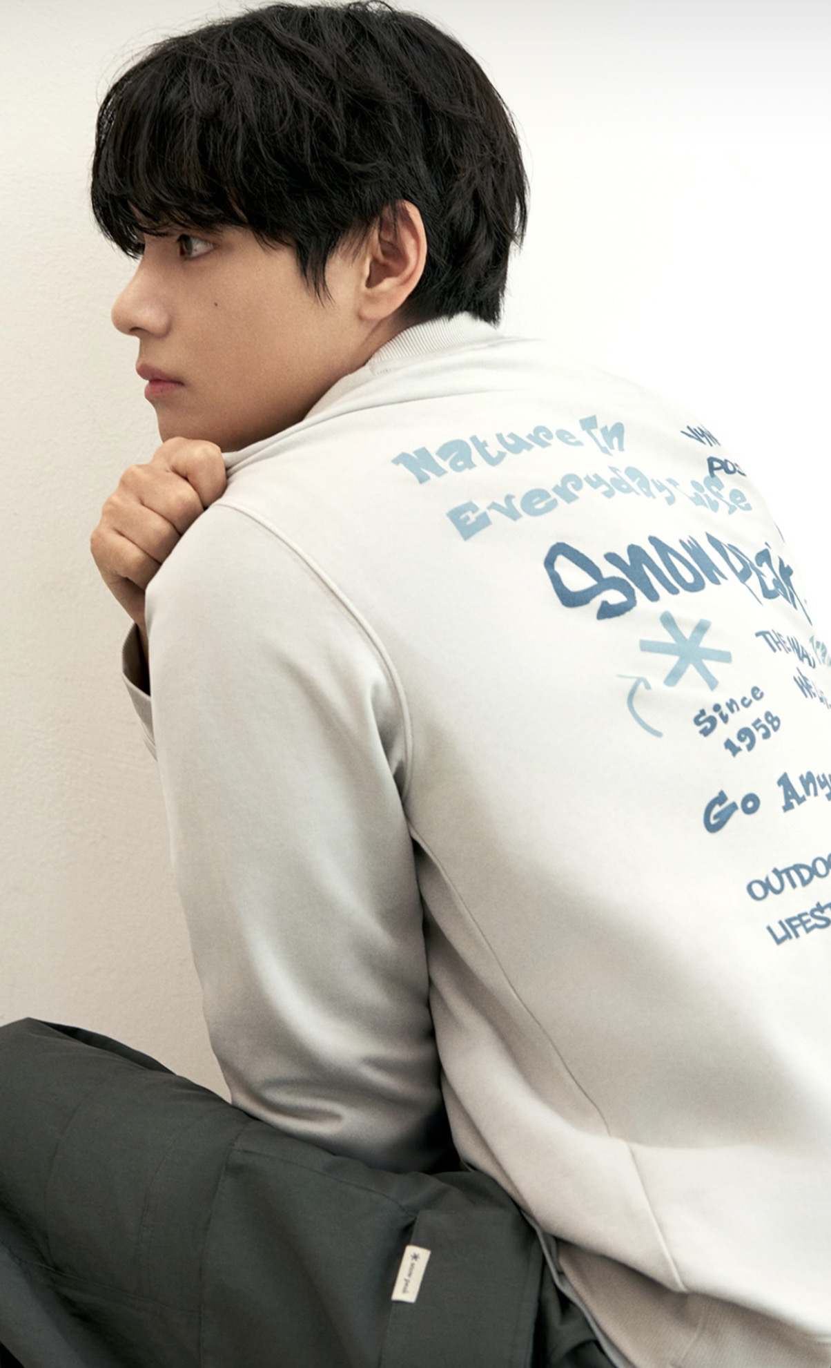 A moment captured by V (BTS)'s fan