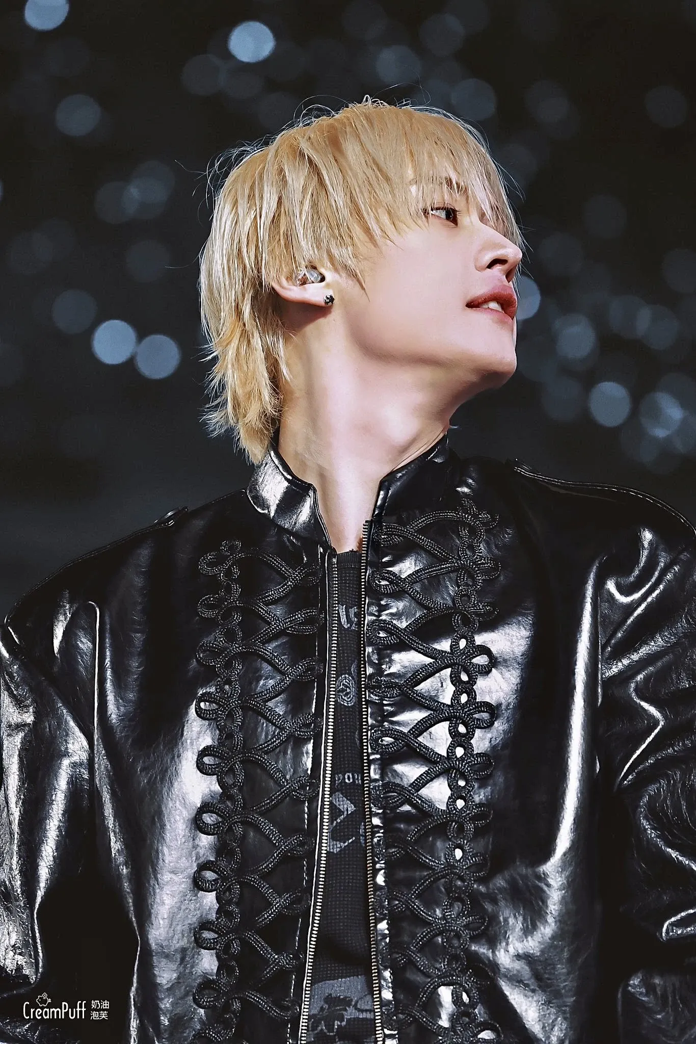 Recent activity shot of Lee Know (Stray Kids)