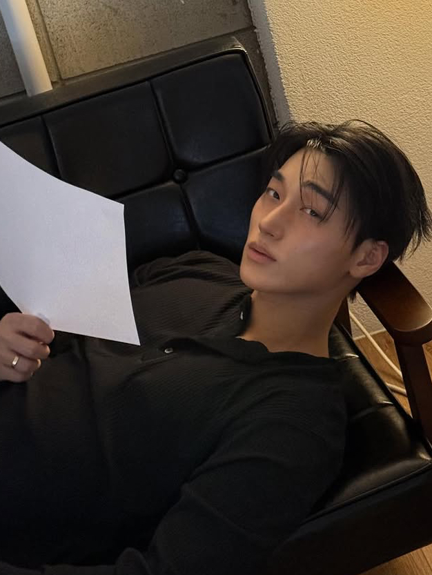 A moment captured by San (ATEEZ)'s fan