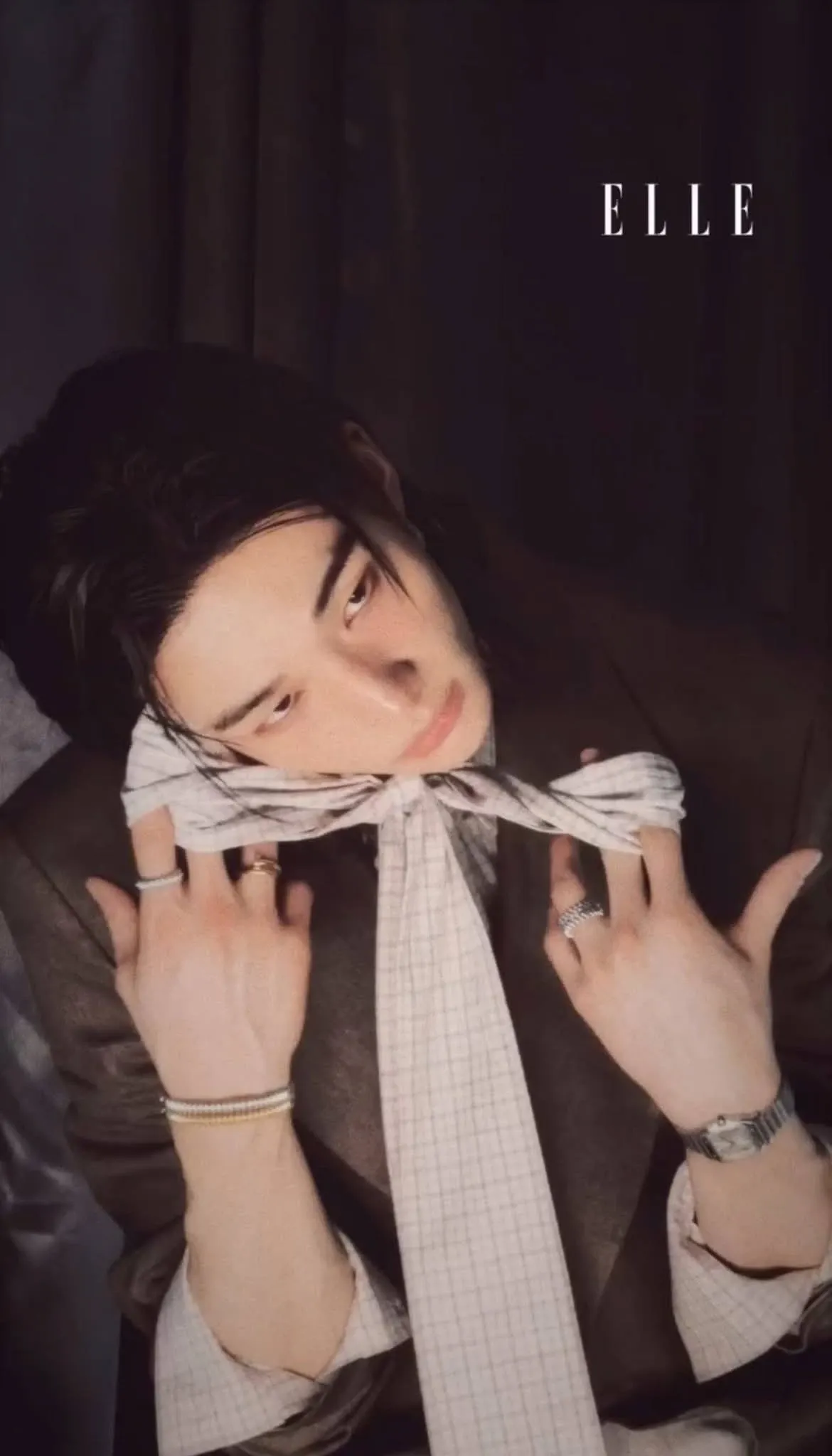 Recent activity shot of Hyunjin (Stray Kids)