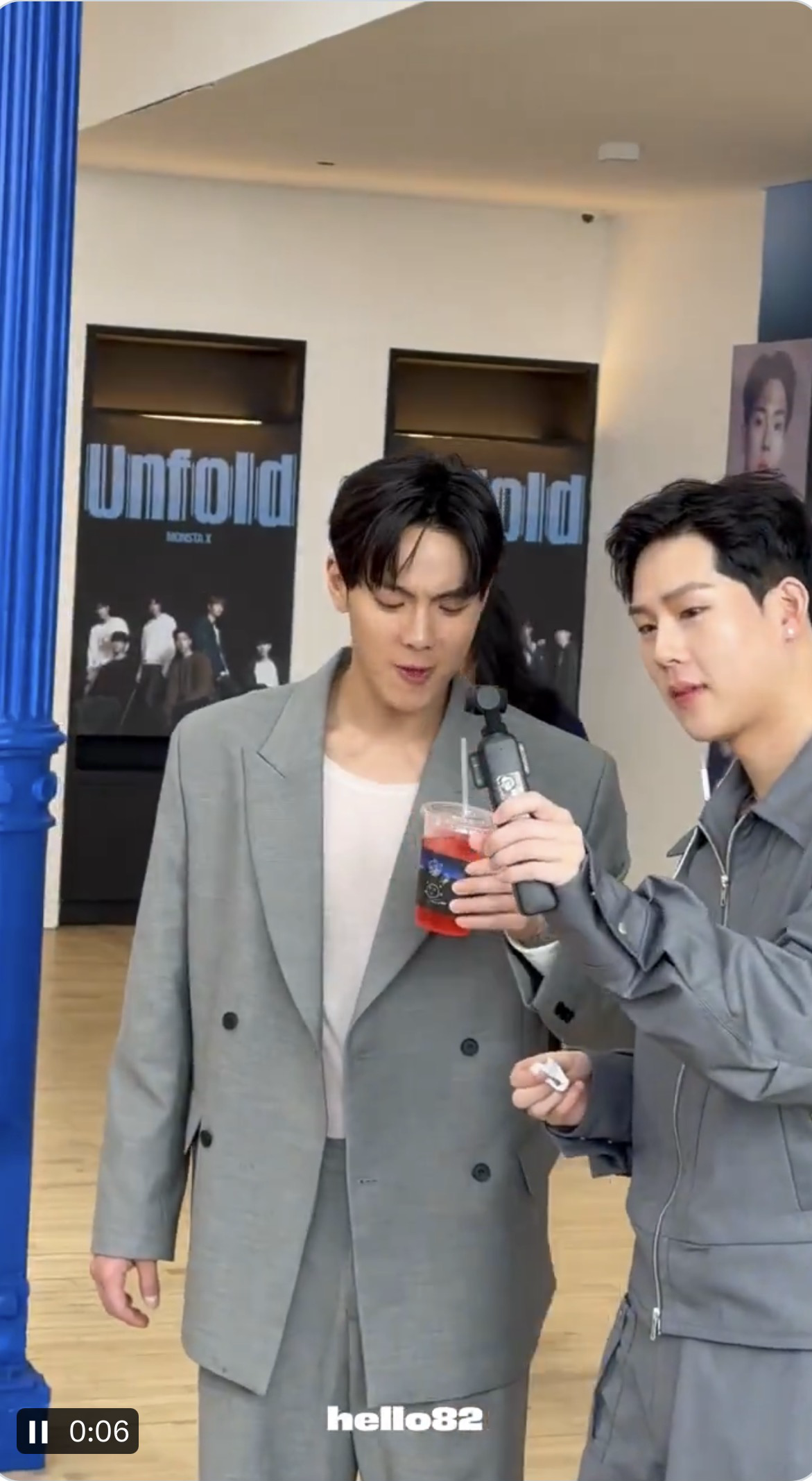 A heartfelt wallpaper shared by MONSTA X's fans