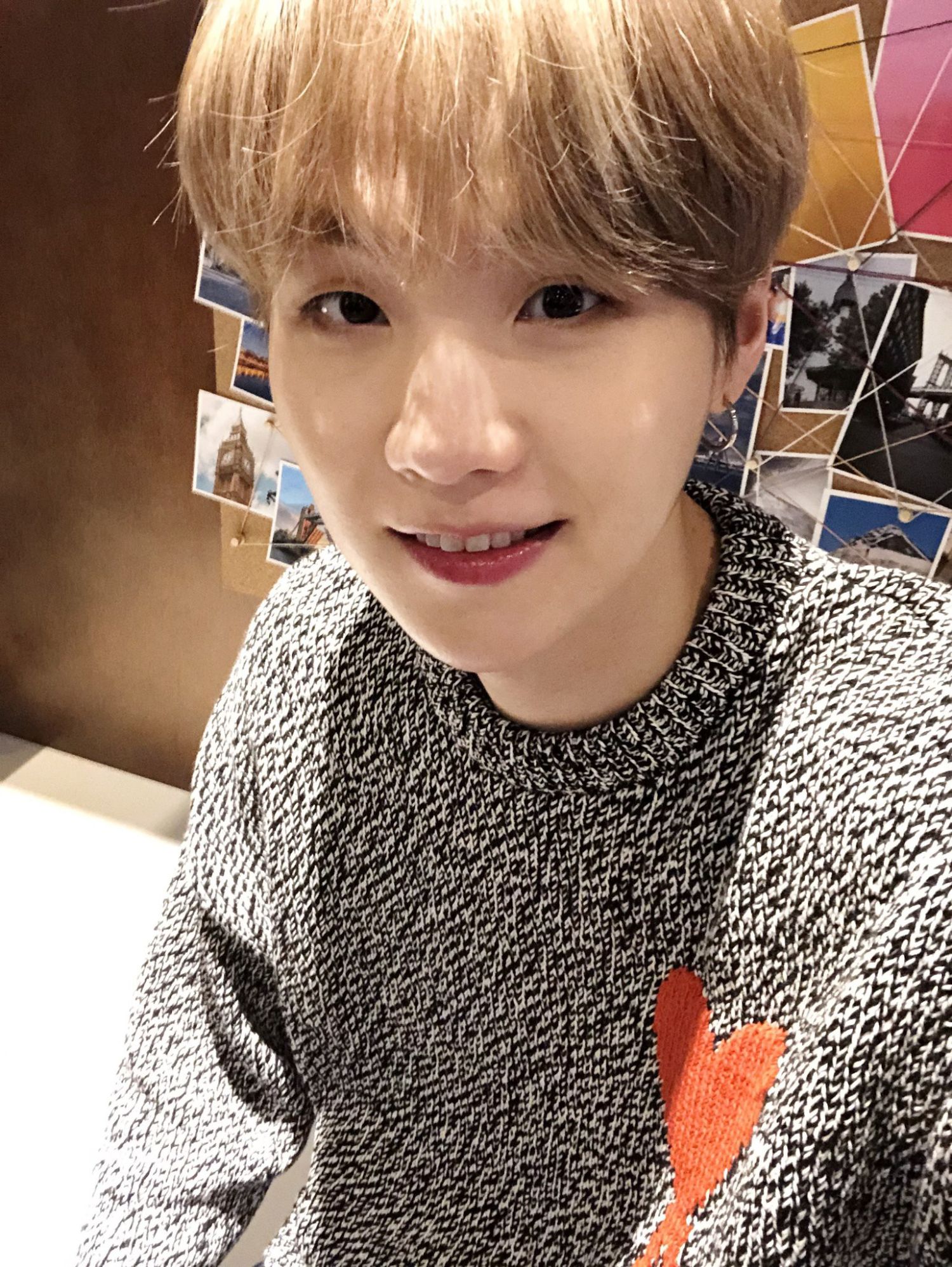 Recent activity shot of SUGA (BTS)