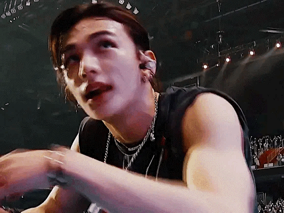 Recent activity shot of Hyunjin (Stray Kids)