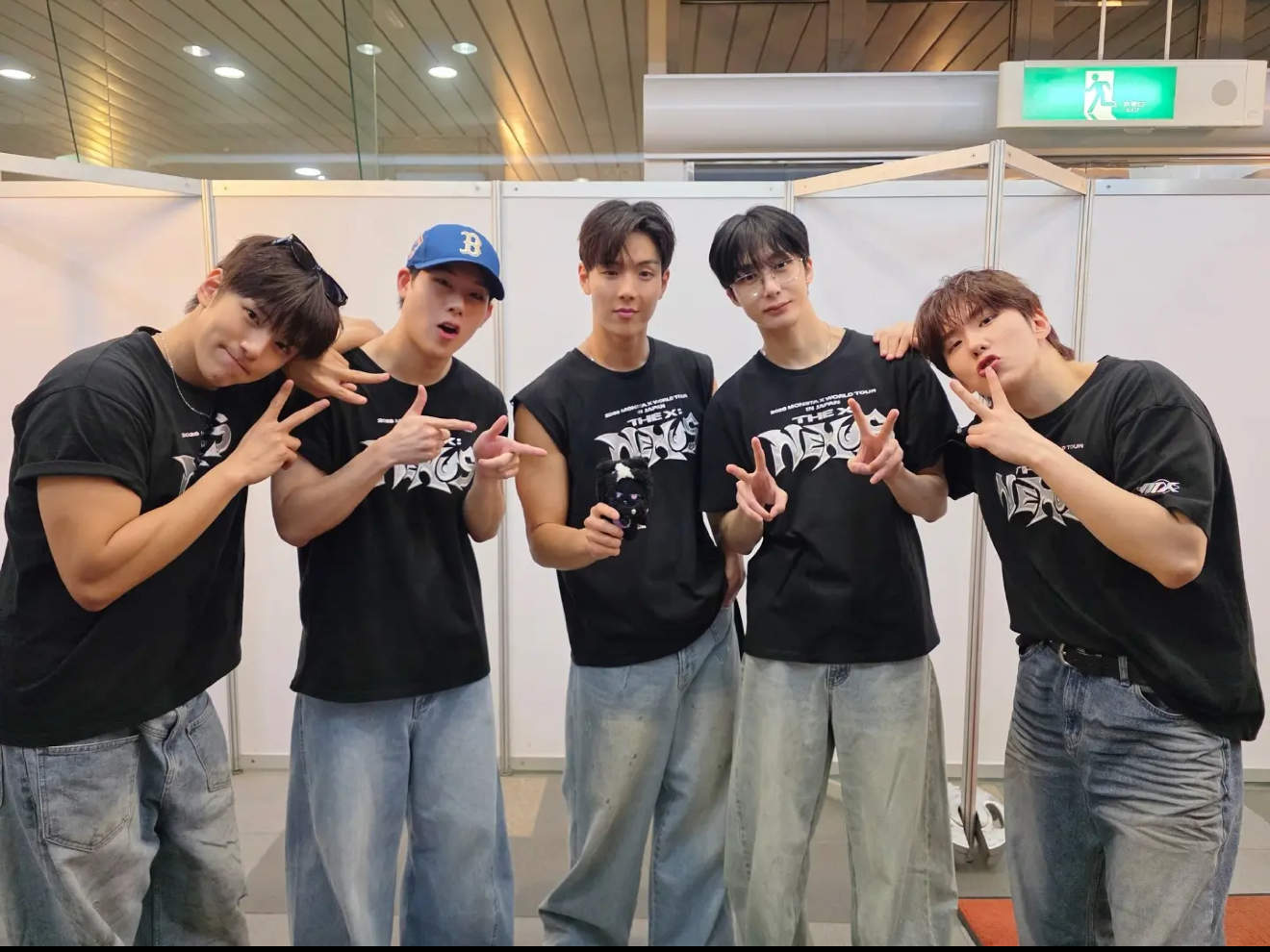 A moment captured by MONSTA X's fan