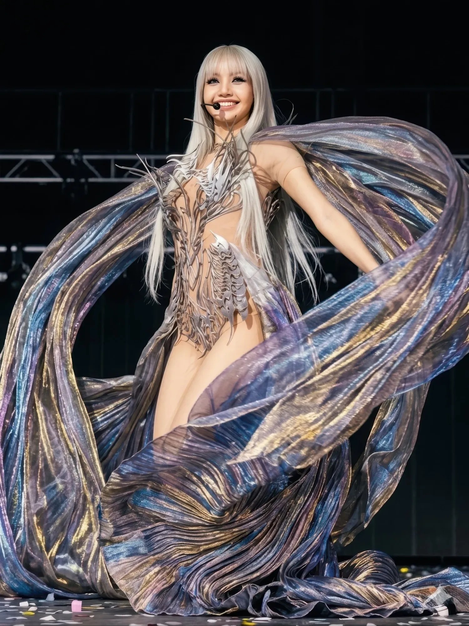 Momen yang diabadikan oleh penggemar Lisa (BLACKPINK)