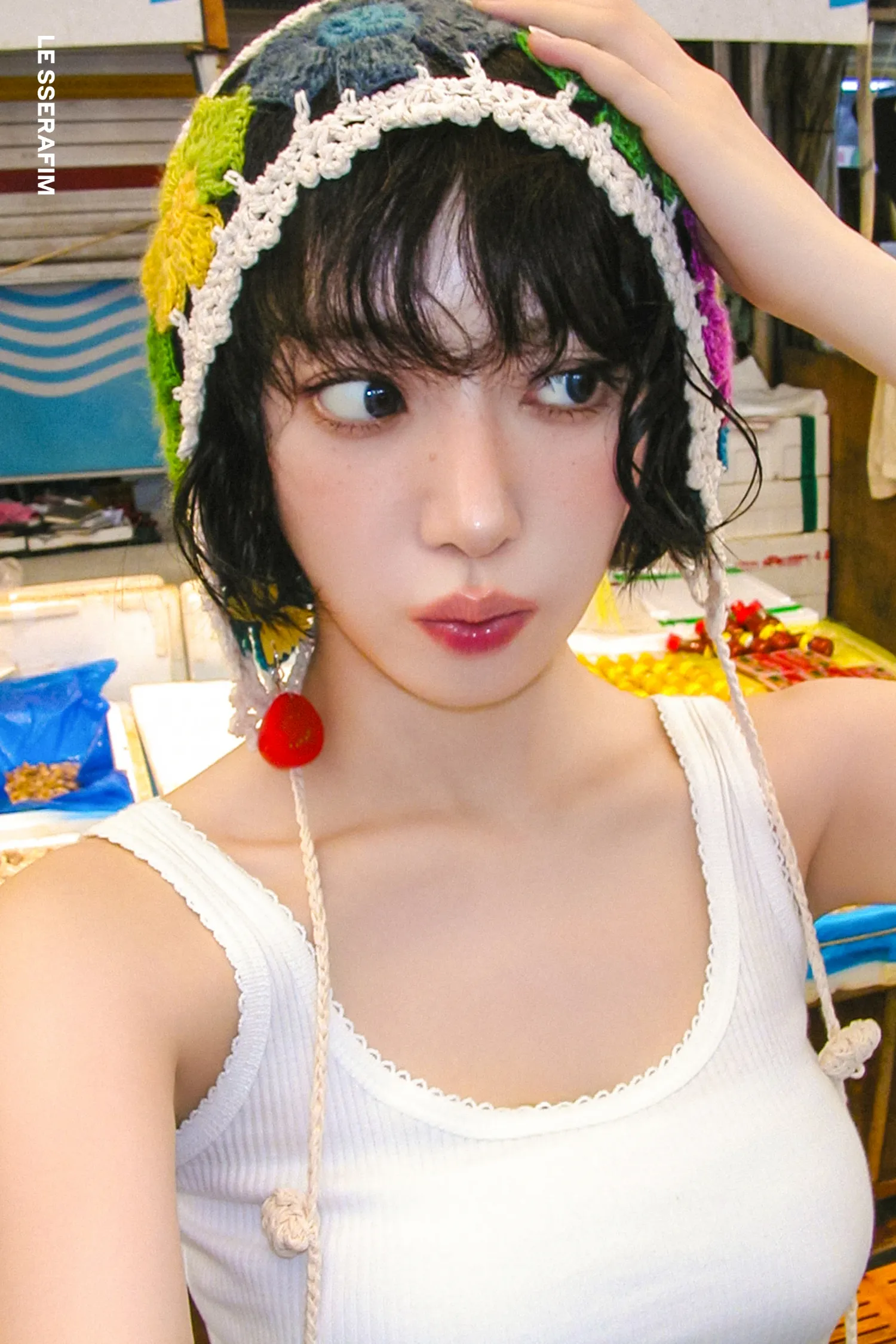 A moment captured by Sakura (LE SSERAFIM)'s fan