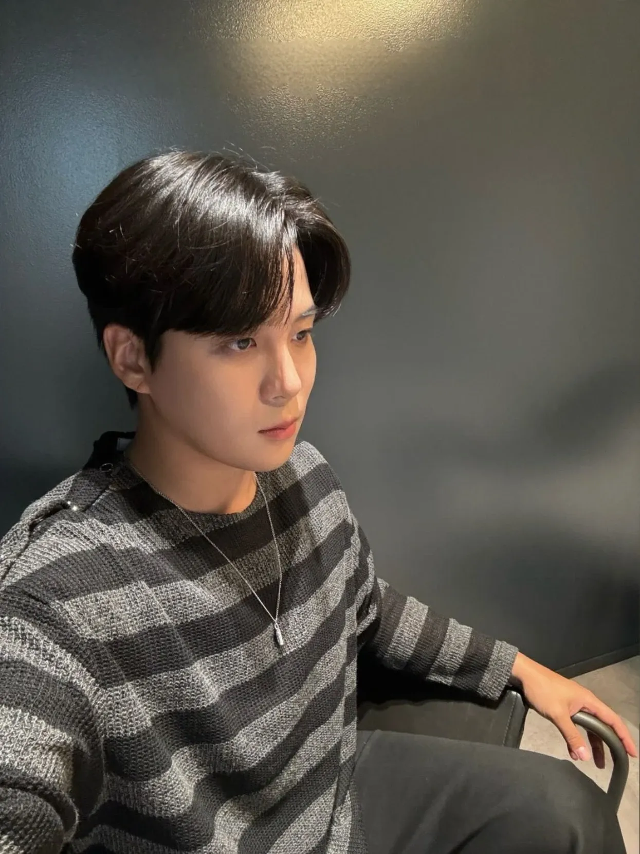 Recent activity shot of Jongho (ATEEZ)