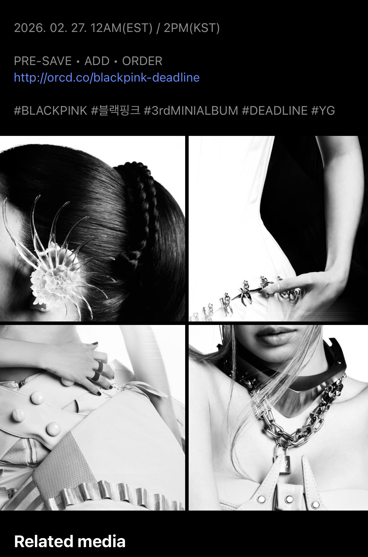 Momen yang diabadikan oleh penggemar BLACKPINK