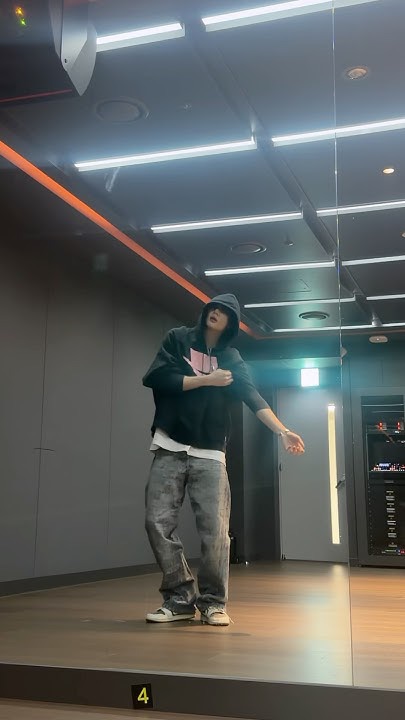 A moment captured by Stray Kids's fan