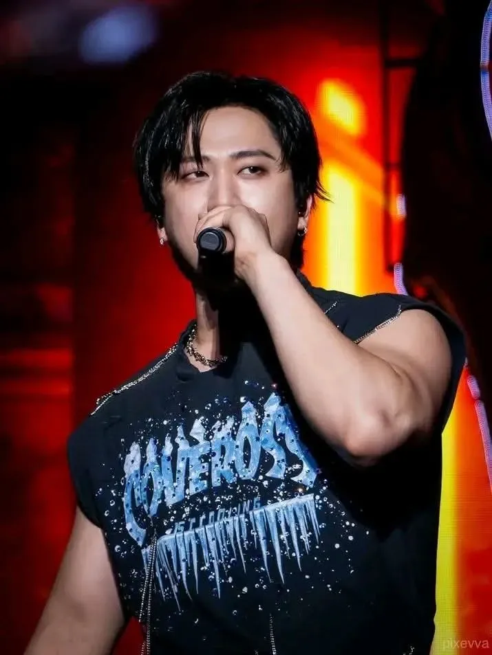 Recent activity shot of Changbin (Stray Kids)