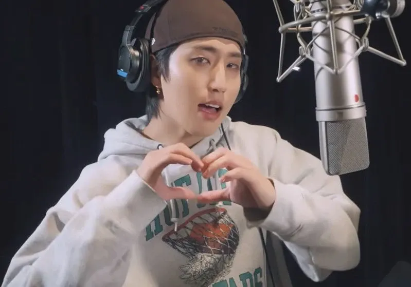 A moment captured by HAN (Stray Kids)'s fan