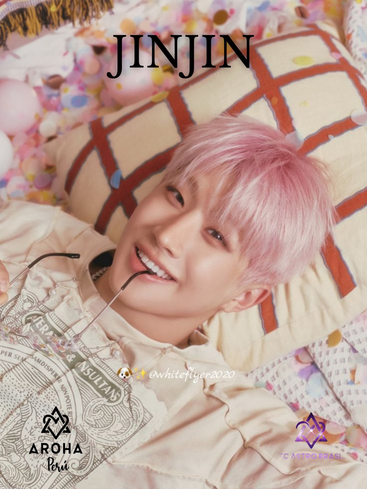 Recent activity shot of Jinjin (ASTRO)