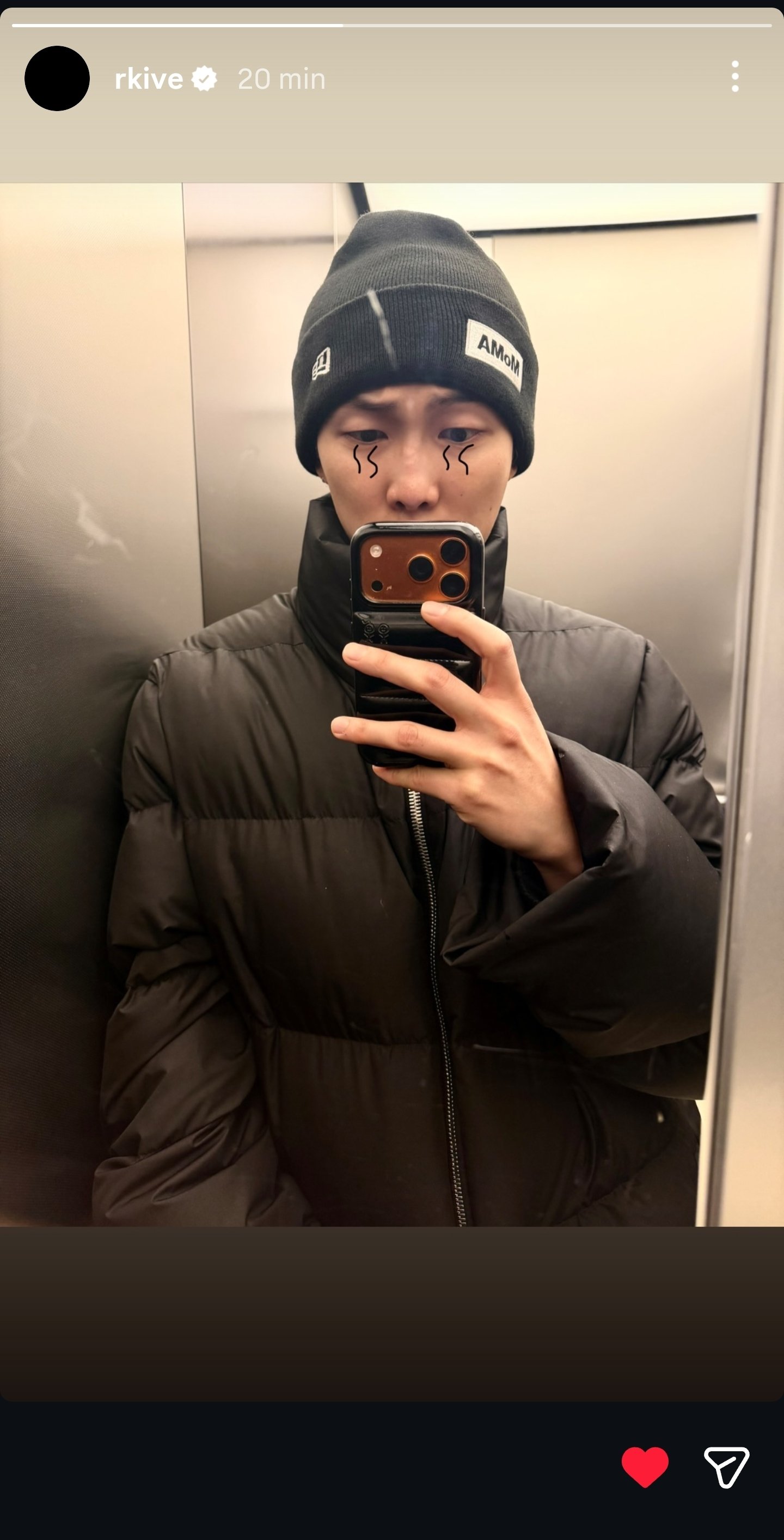 Fan-made special wallpaper for RM (BTS)