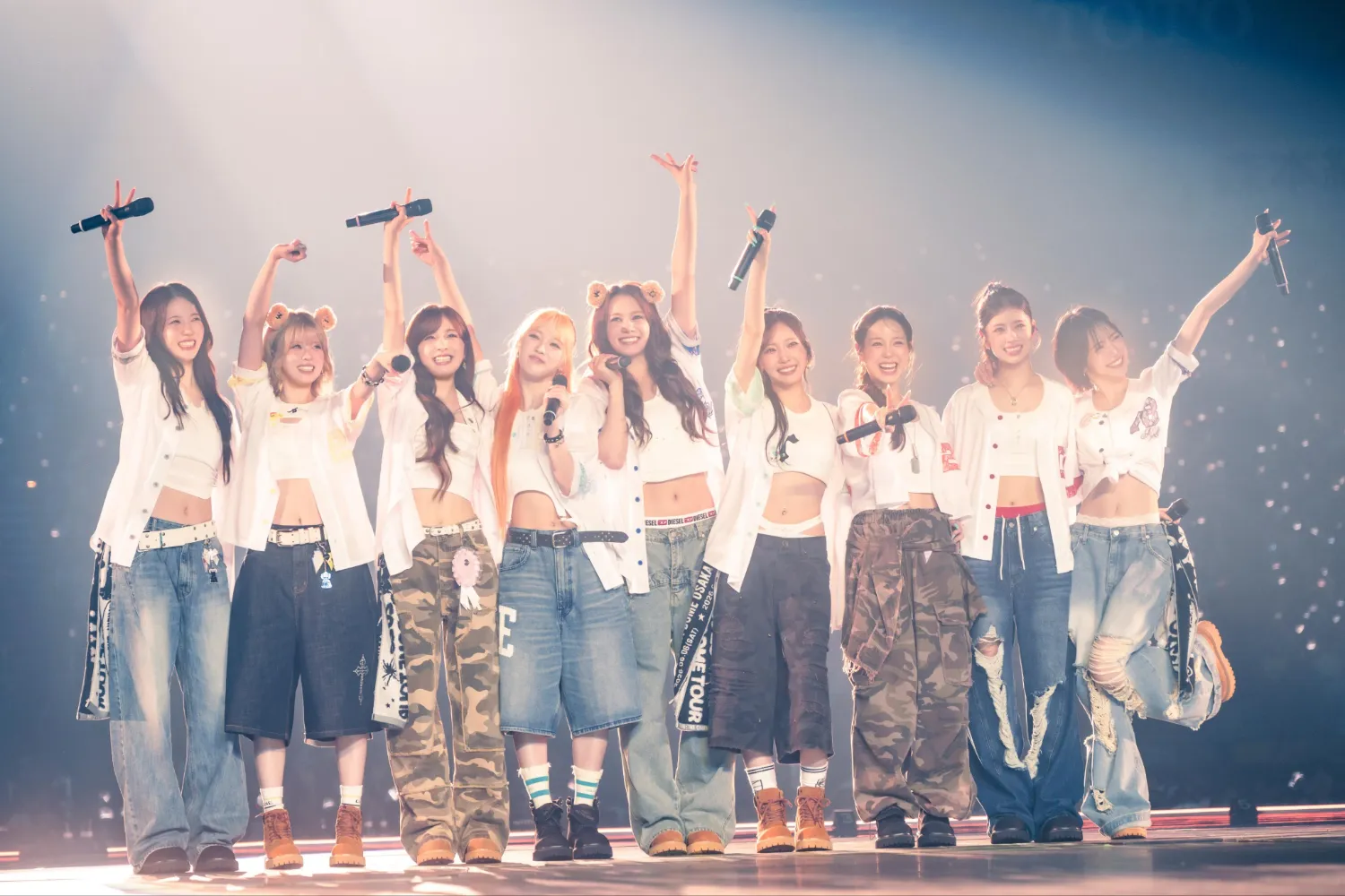 A moment captured by NiziU's fan