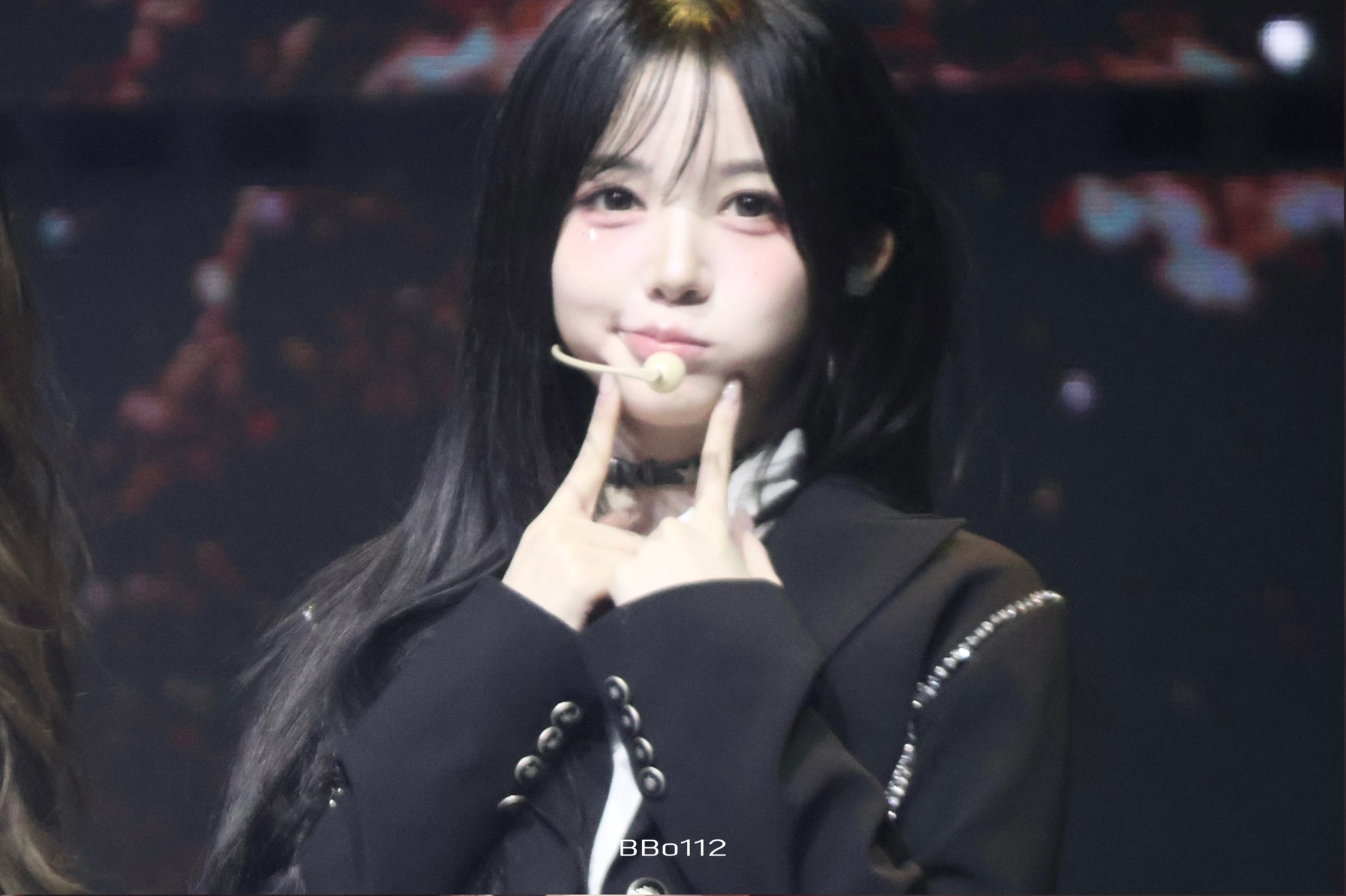 A moment captured by Kim Chaewon (tripleS)'s fan