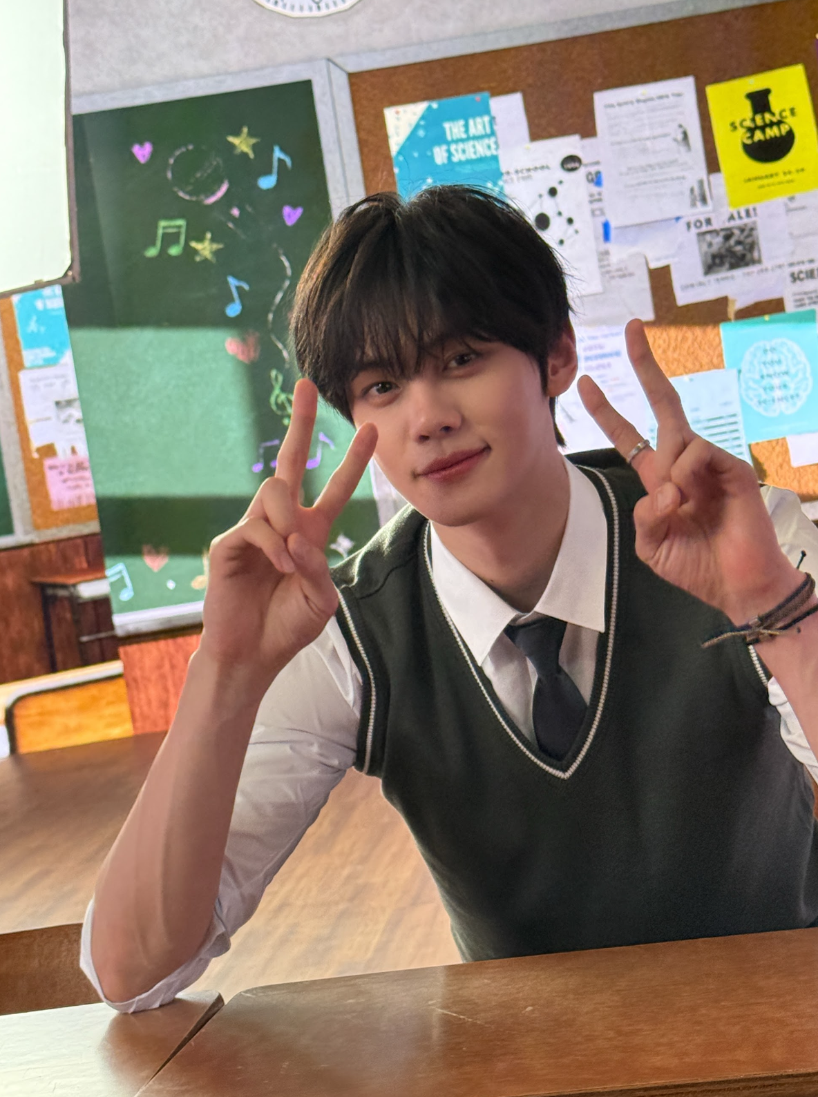 A moment captured by Kim Gyuvin's fan