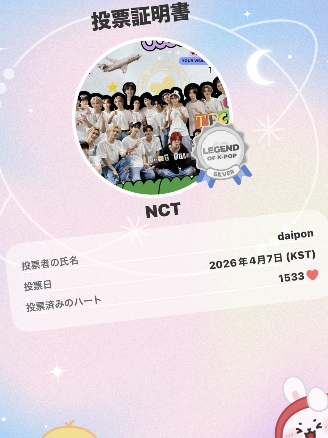 A moment captured by NCT's fan