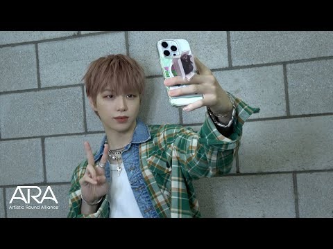 강다니엘의 비하인드 컷