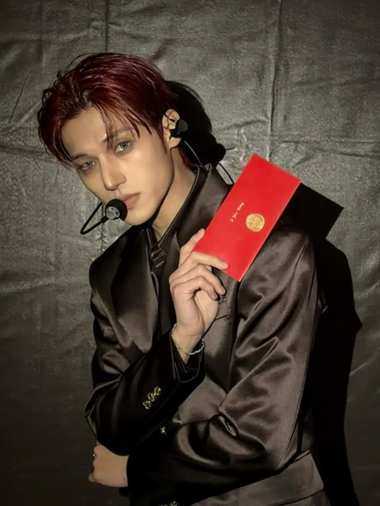 Recent activity shot of Wooyoung (ATEEZ)