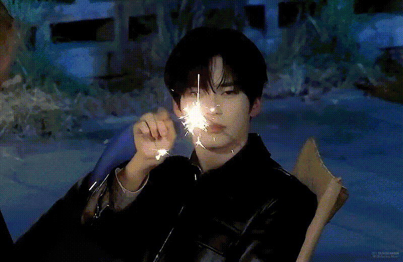 A moment captured by Sung Hanbin (ZEROBASEONE)'s fan