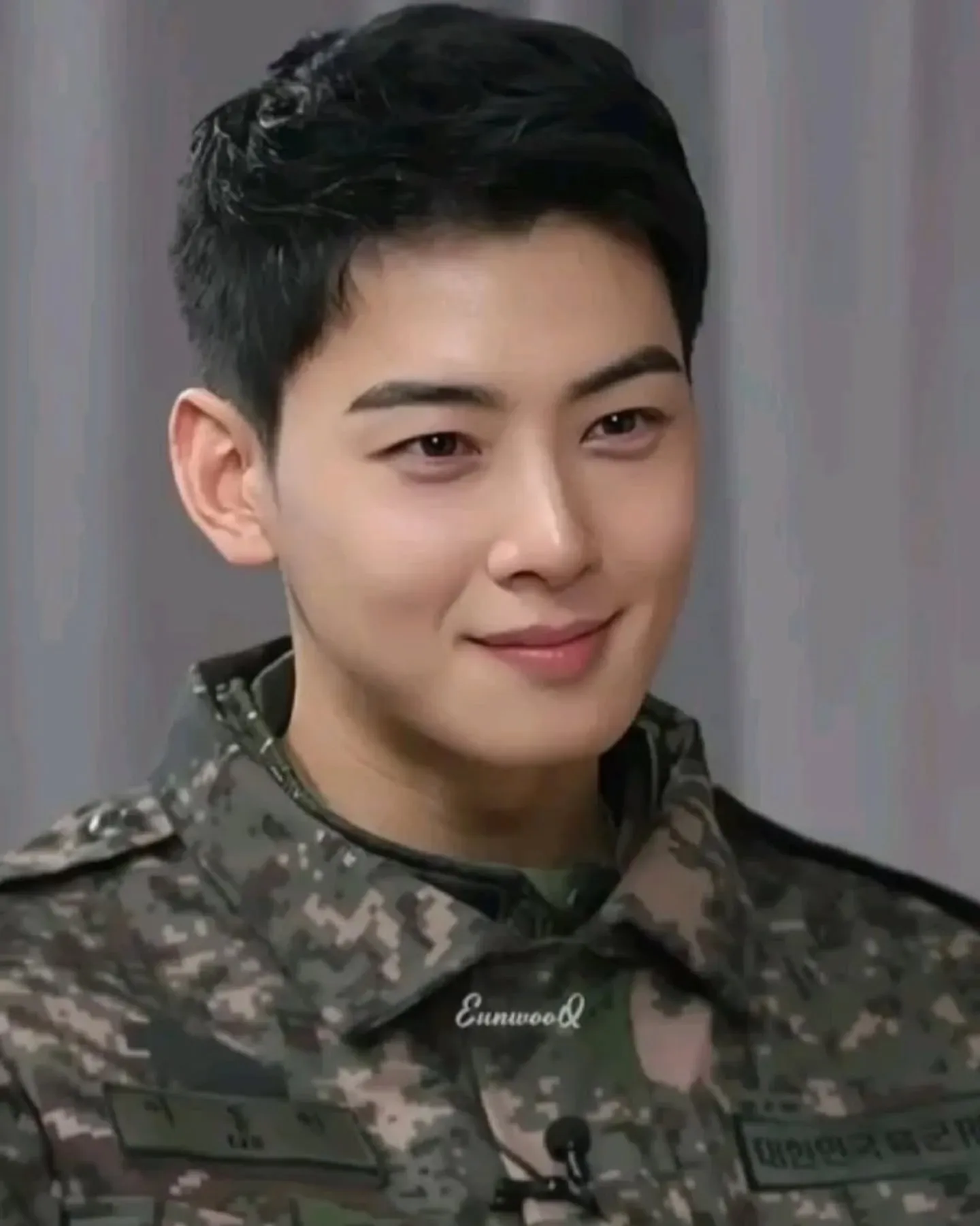 Recent activity shot of Eunwoo (ASTRO)