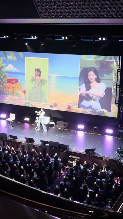 Behind-the-scenes cut of Kim Minju