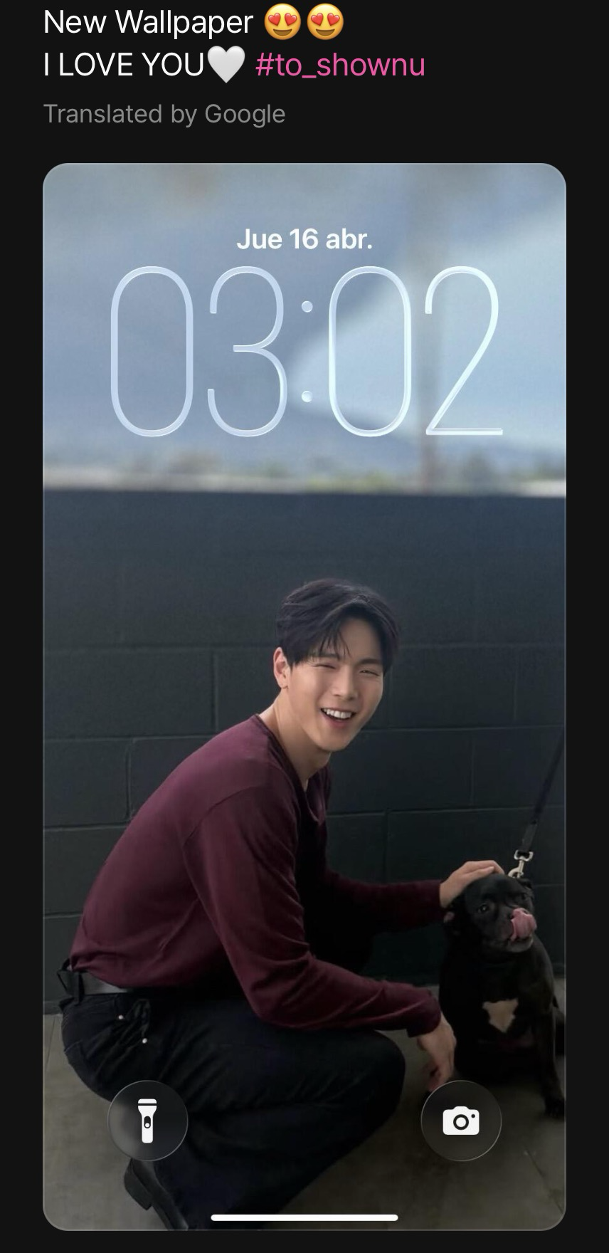 Latest photo of Shownu (MONSTA X)