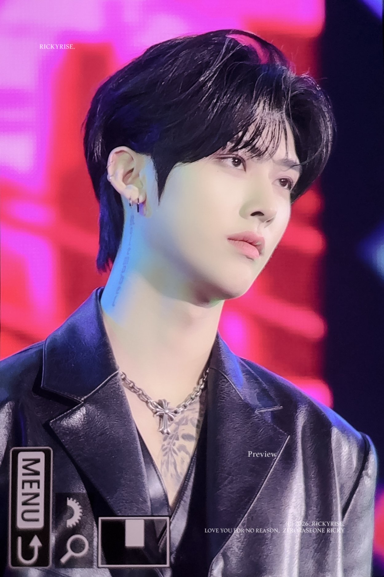 Recent activity shot of Ricky (ZEROBASEONE)