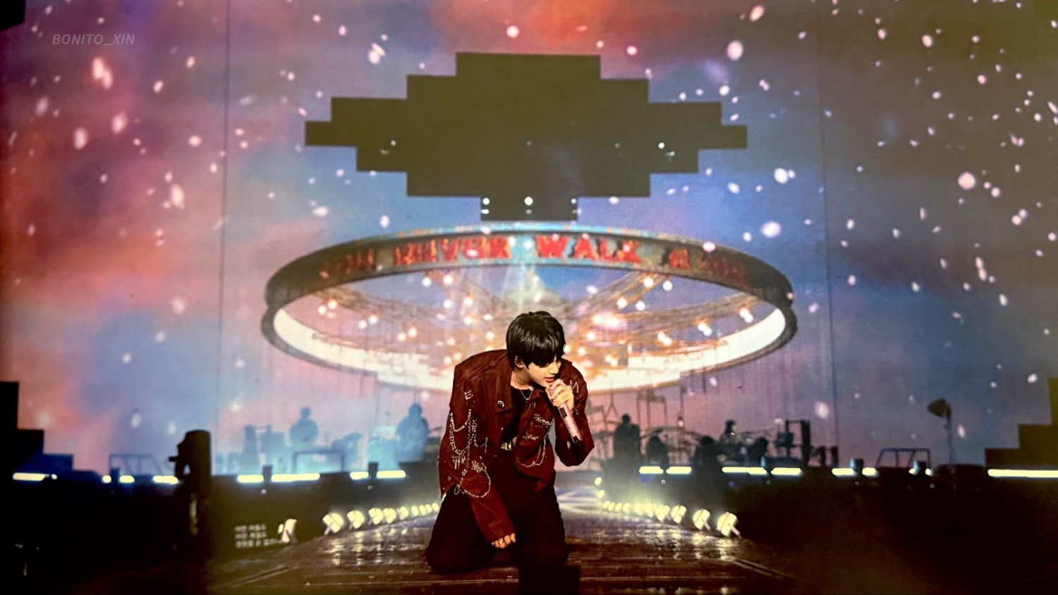 Recent activity shot of Jin (BTS)