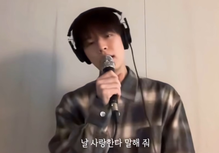 A moment captured by Seungmin (Stray Kids)'s fan