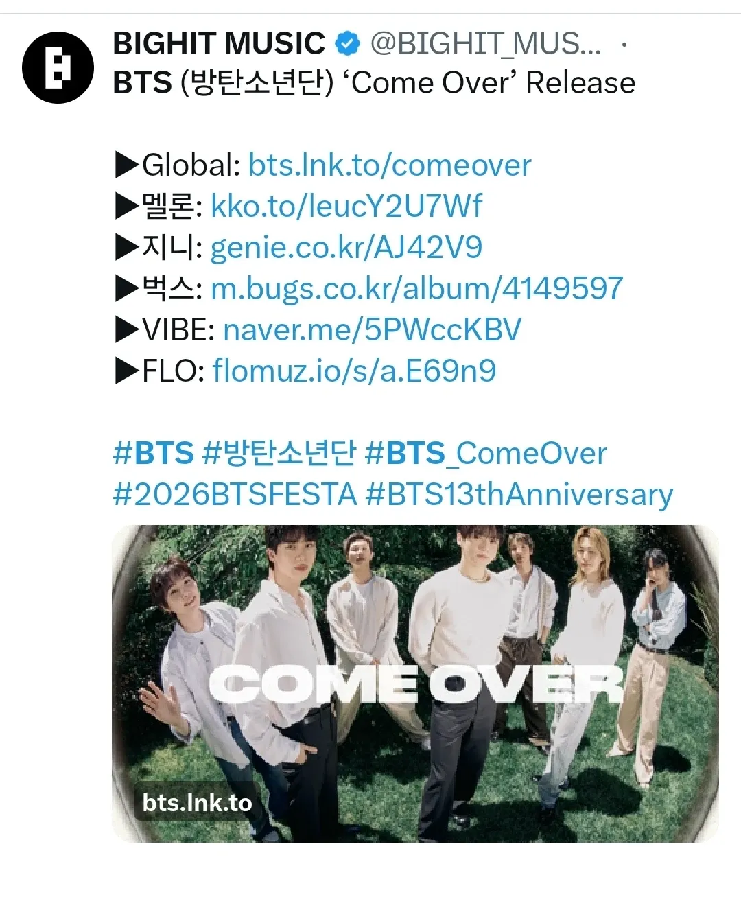 A moment captured by BTS's fan
