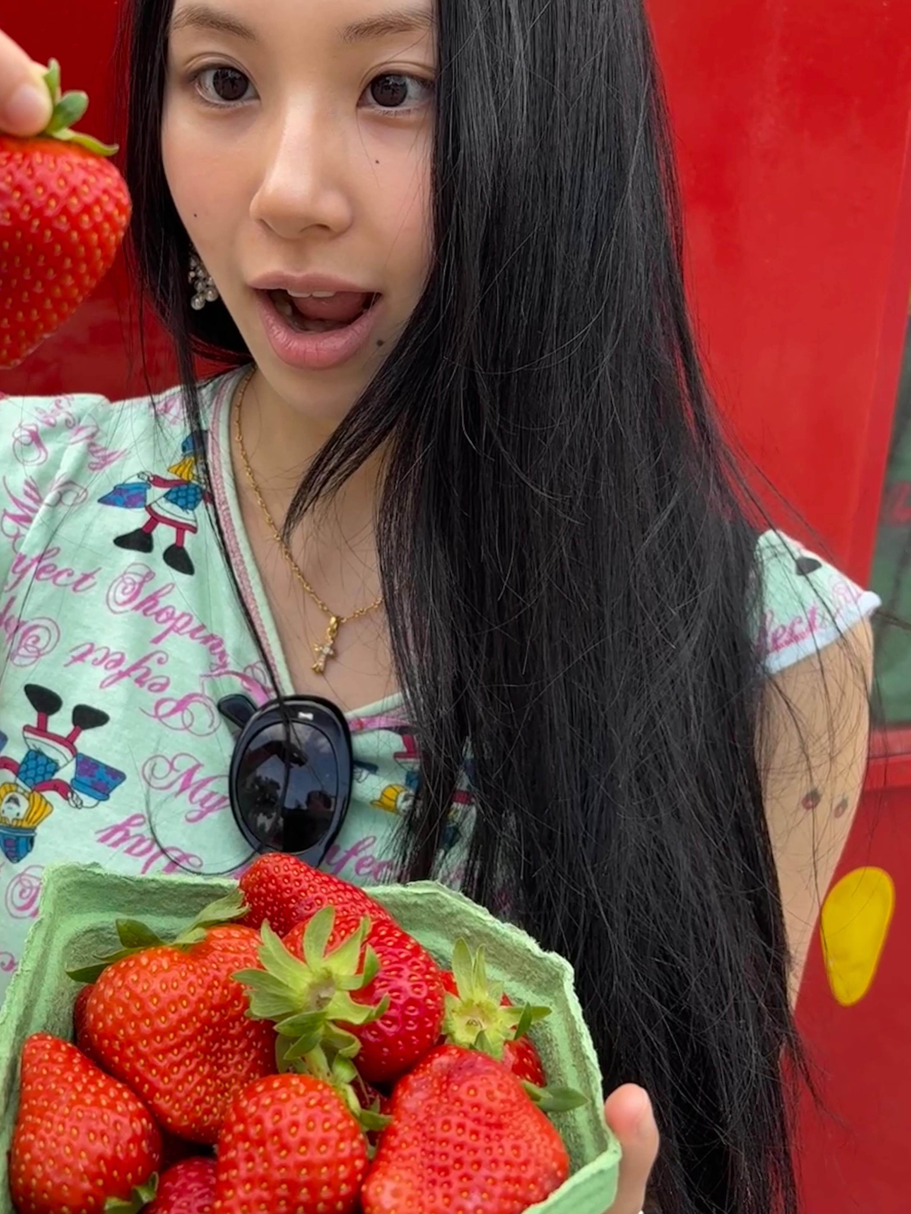 Momen yang diabadikan oleh penggemar Chaeyoung (TWICE)