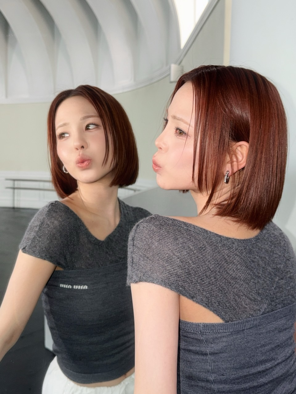 Behind-the-scenes cut of Mako (NiziU)